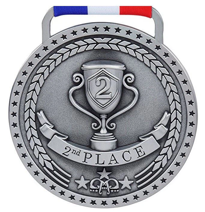 Metal Blank Ribbon Sports Medals