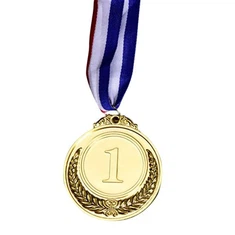 Aangepaste gouden medaille met lint