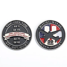 Metaal geëmailleerde 3D-souvenircollecties herdenkingsmunt